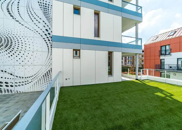 شقة White Deluxe With Terrace By Oneapartments غدانسك