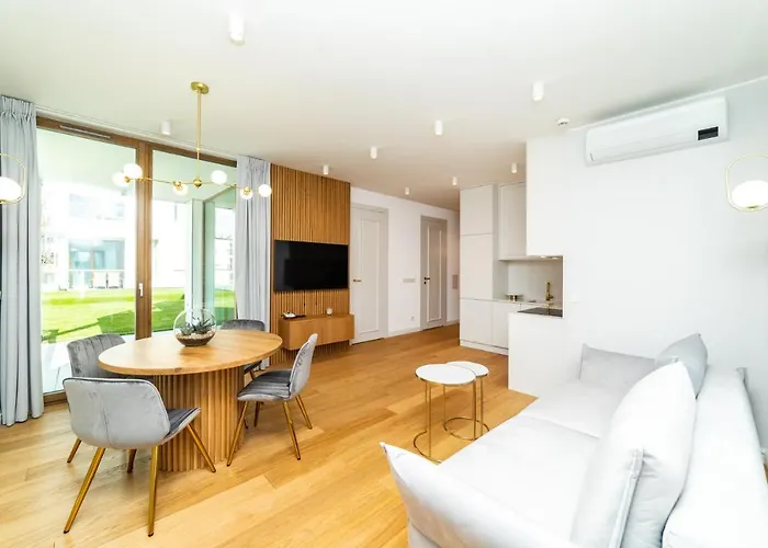 アパート White Deluxe With Terrace By Oneapartments グダニスク