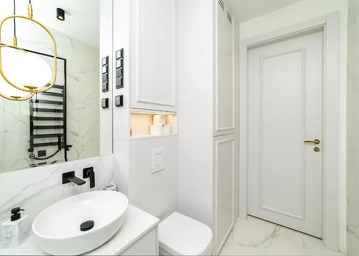 アパート White Deluxe With Terrace By Oneapartments グダニスク